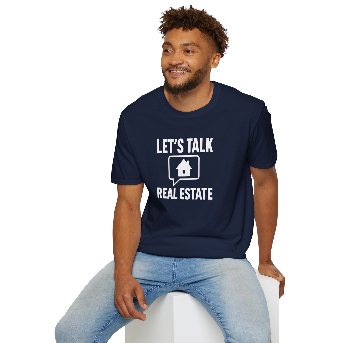 Unisex Real Estate Tee | Let’s Talk Real Estate Softstyle Shirt