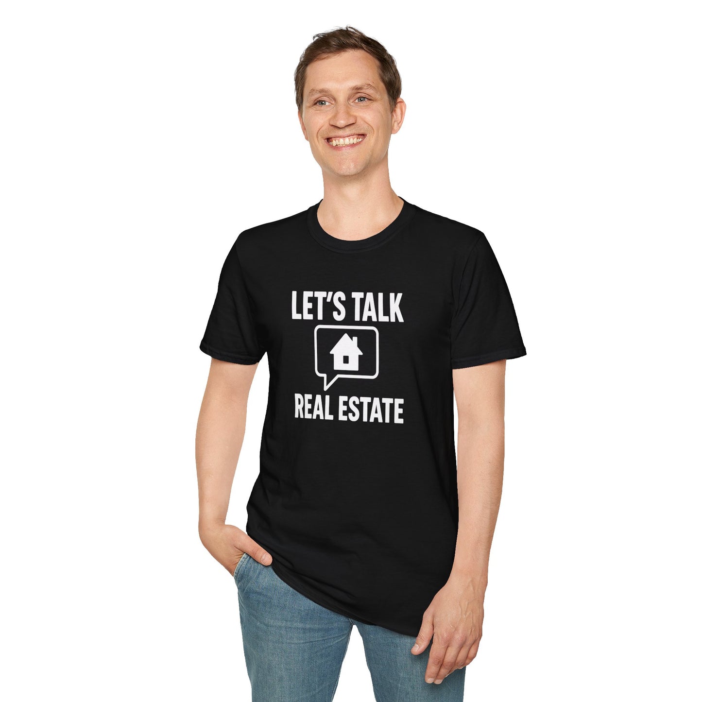 Unisex Real Estate Tee | Let’s Talk Real Estate Softstyle Shirt