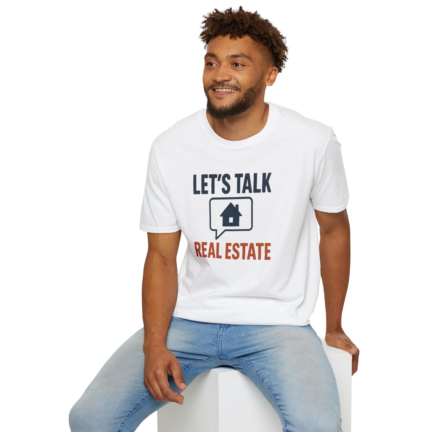 Unisex Real Estate Tee | Let’s Talk Real Estate Softstyle Shirt