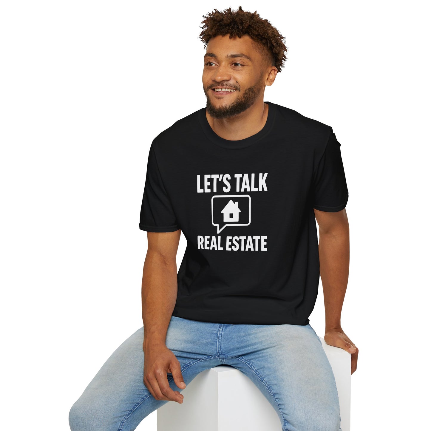 Unisex Real Estate Tee | Let’s Talk Real Estate Softstyle Shirt
