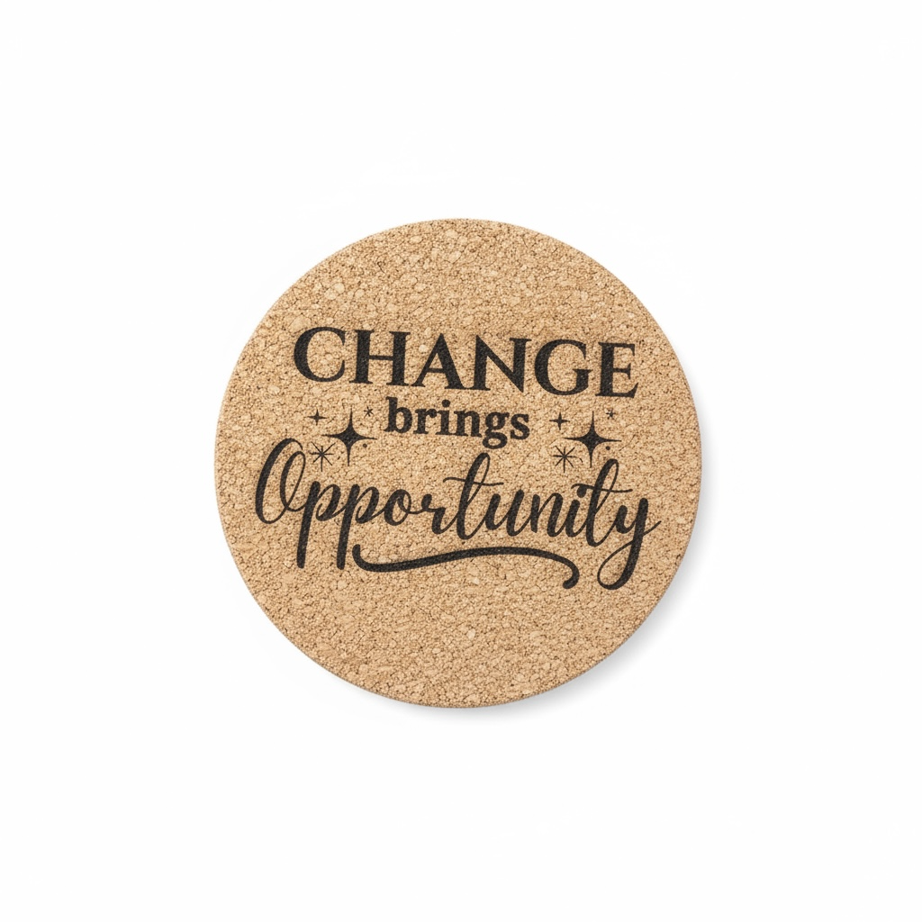 Custom Cork Coaster – Personalized for Branding or Gifts