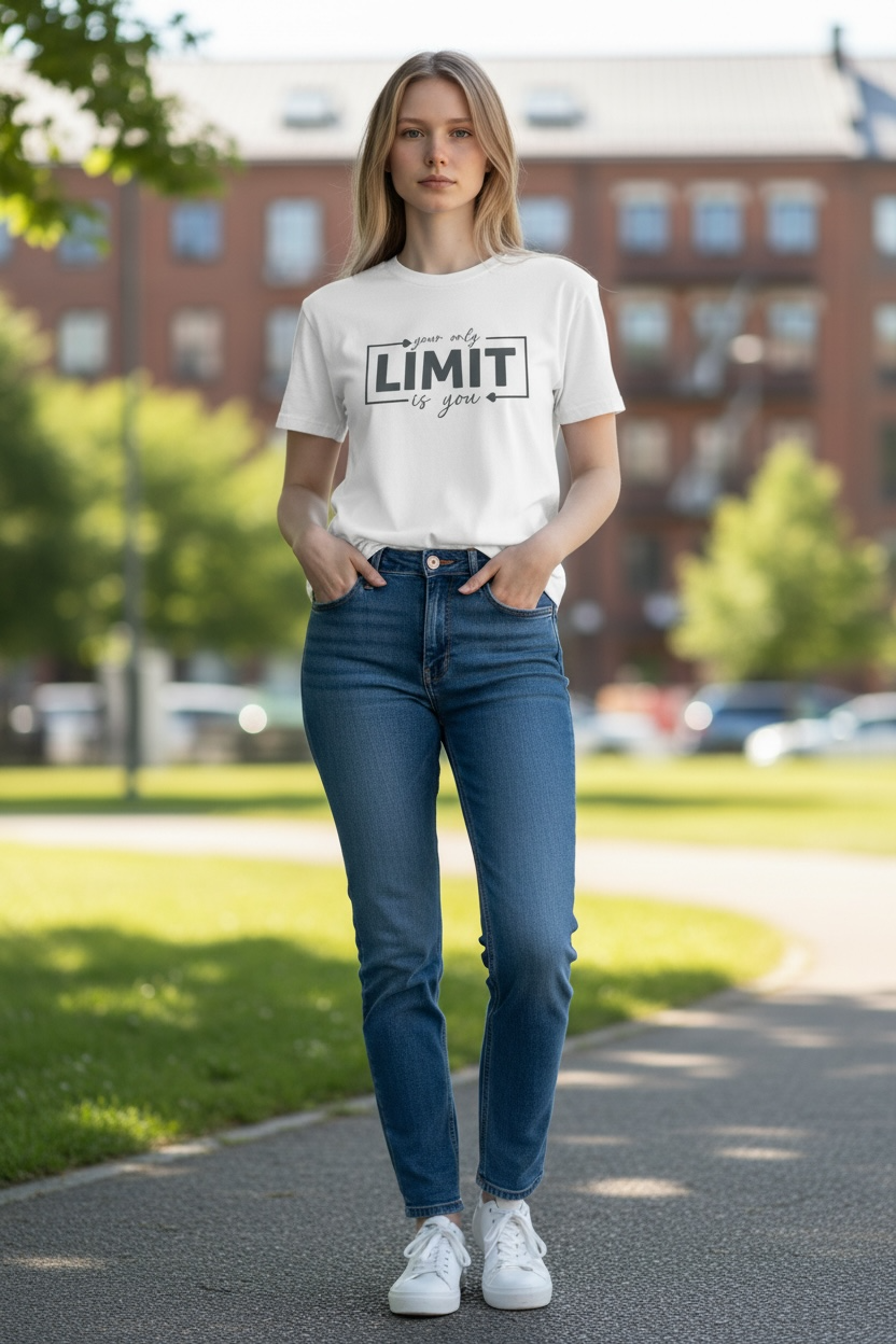 Your Only Limit Is You – Motivational Graphic T-Shirt