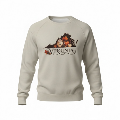 Virginia Fall Sweatshirt | Cozy Autumn Crewneck Pullover