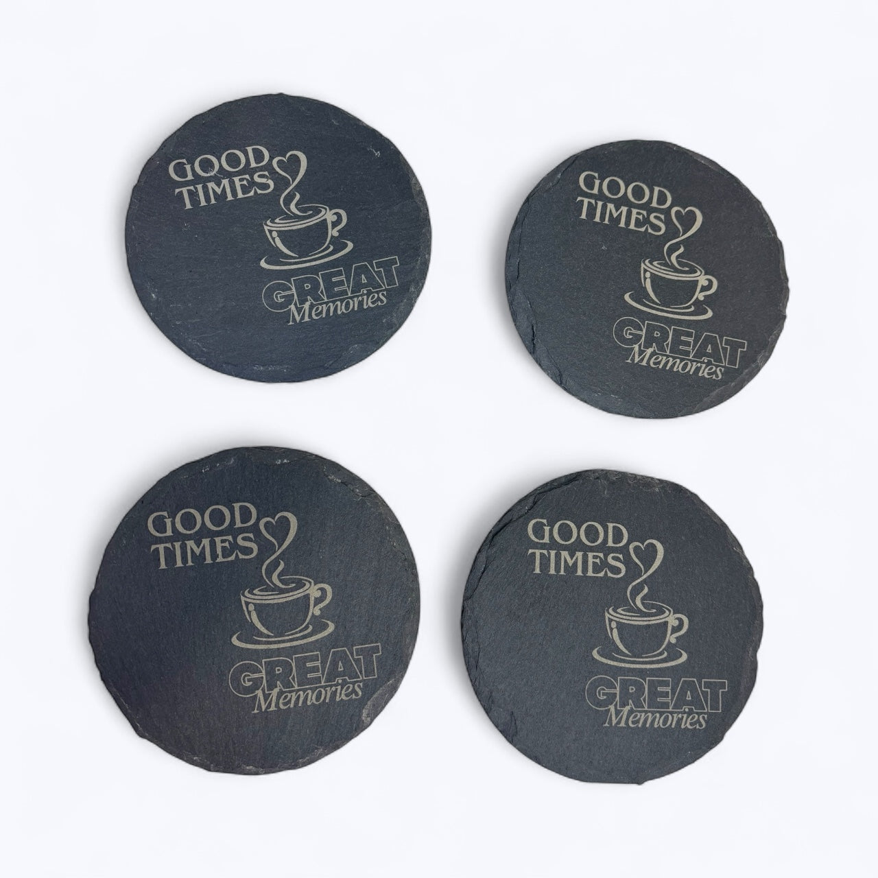 Home Sweet Home Bundle – Personalized Realtor Closing Gift, New Homeowner Gift Set with Engraved Board, 4 Slate Coasters & Frosted Glasses