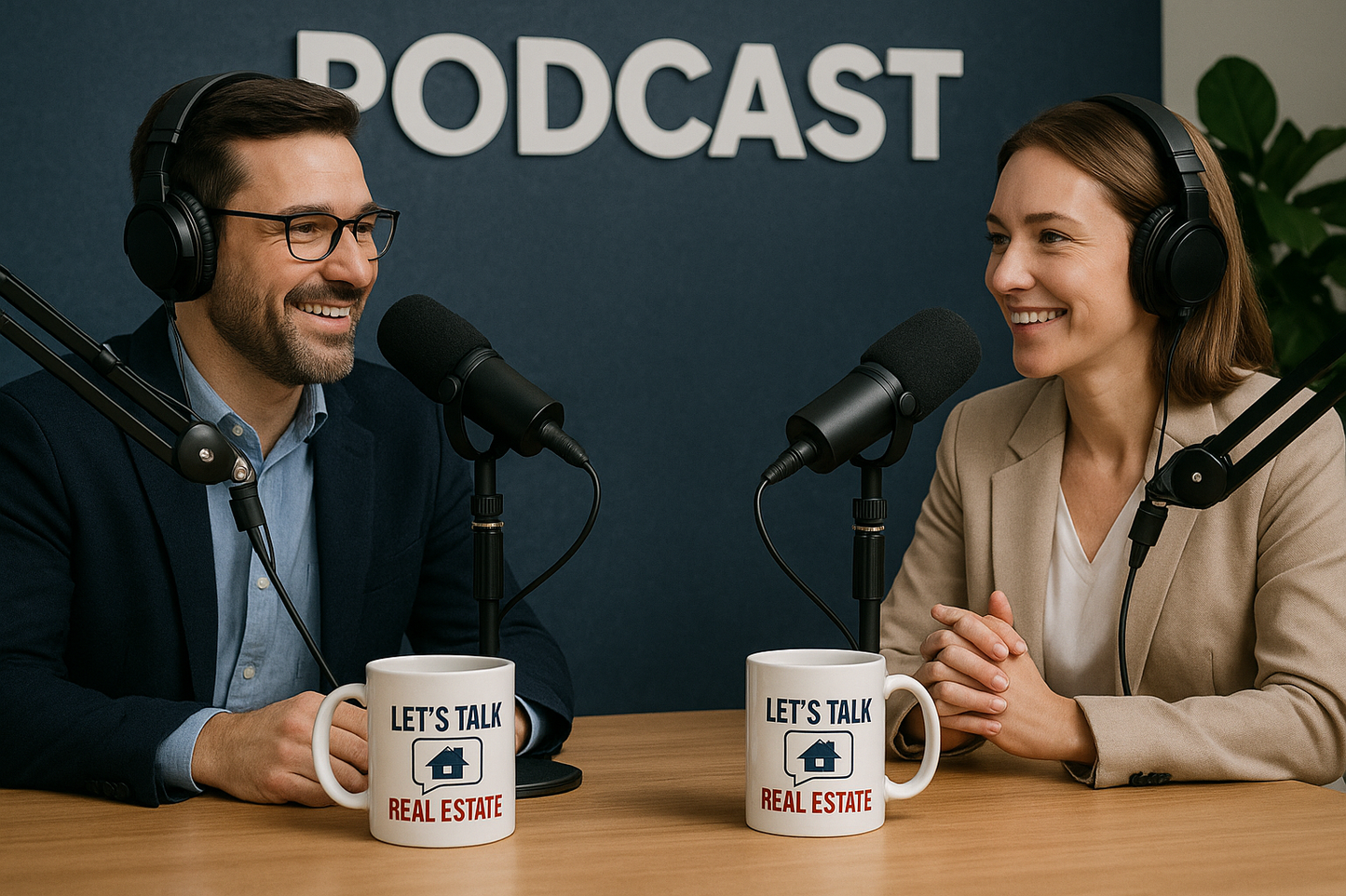 Let’s Talk Real Estate Mug | Coffee Cup for Agents, Brokers, Loan Officers & Real Estate Pros