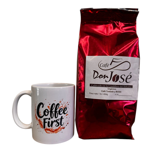 Mother’s Day Gift Set – Coffee from El Salvador & “Mom Always” Mug – Limited Edition