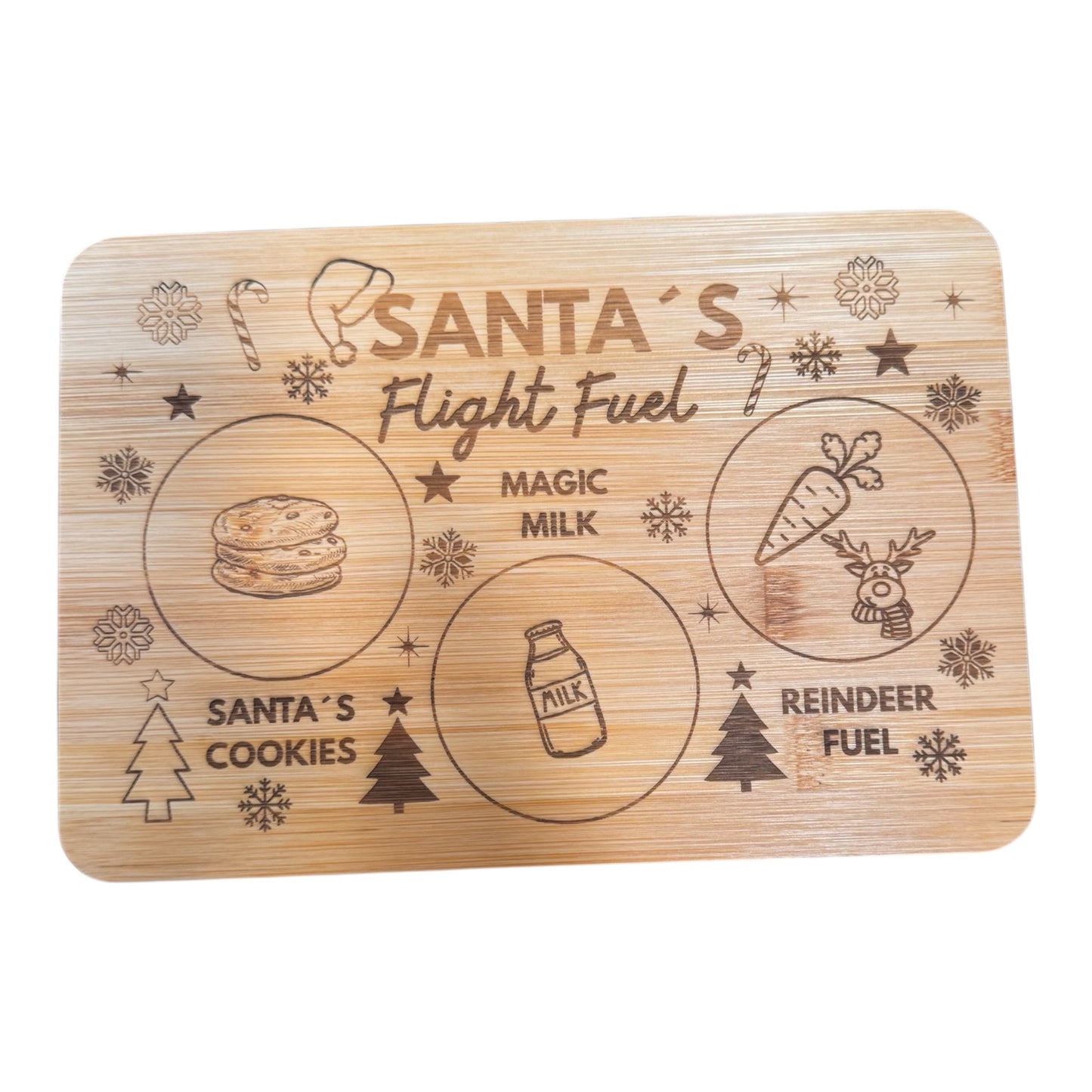 Santa’s Christmas Eve Snack Board – Cookies, Milk & Reindeer Treats