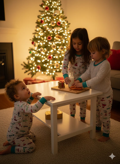 Santa’s Christmas Eve Snack Board – Cookies, Milk & Reindeer Treats