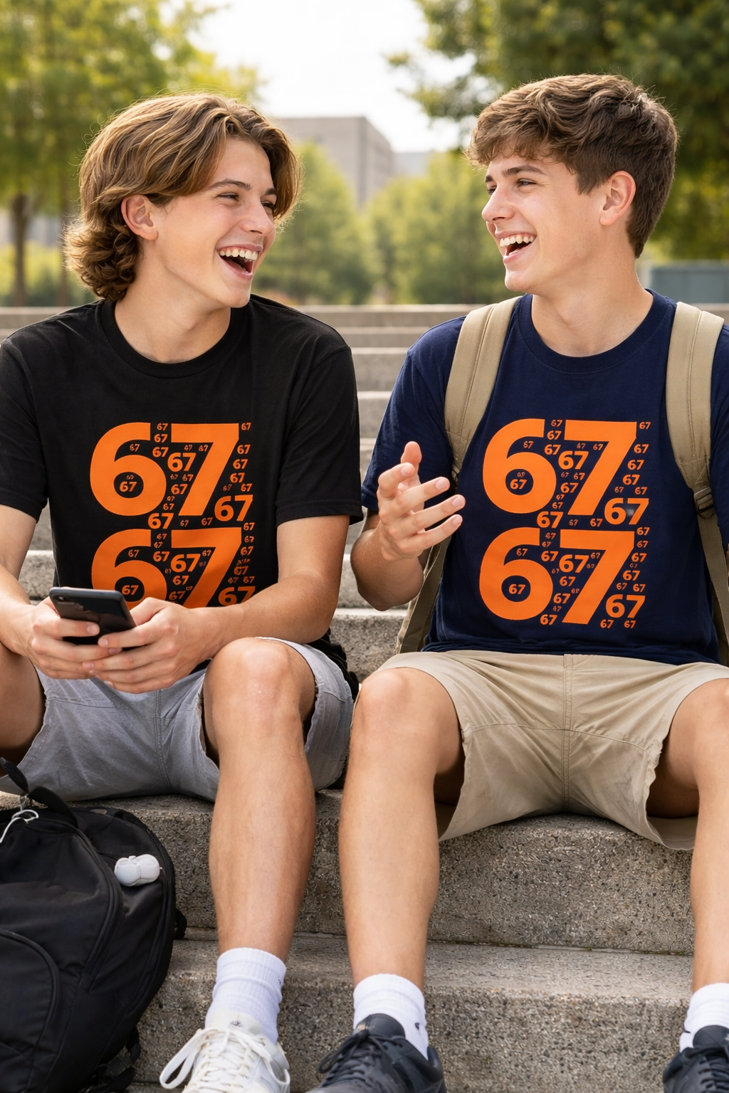 Viral 6 7 Trend T-Shirt – Unisex Graphic Tee (67 Meme Design)