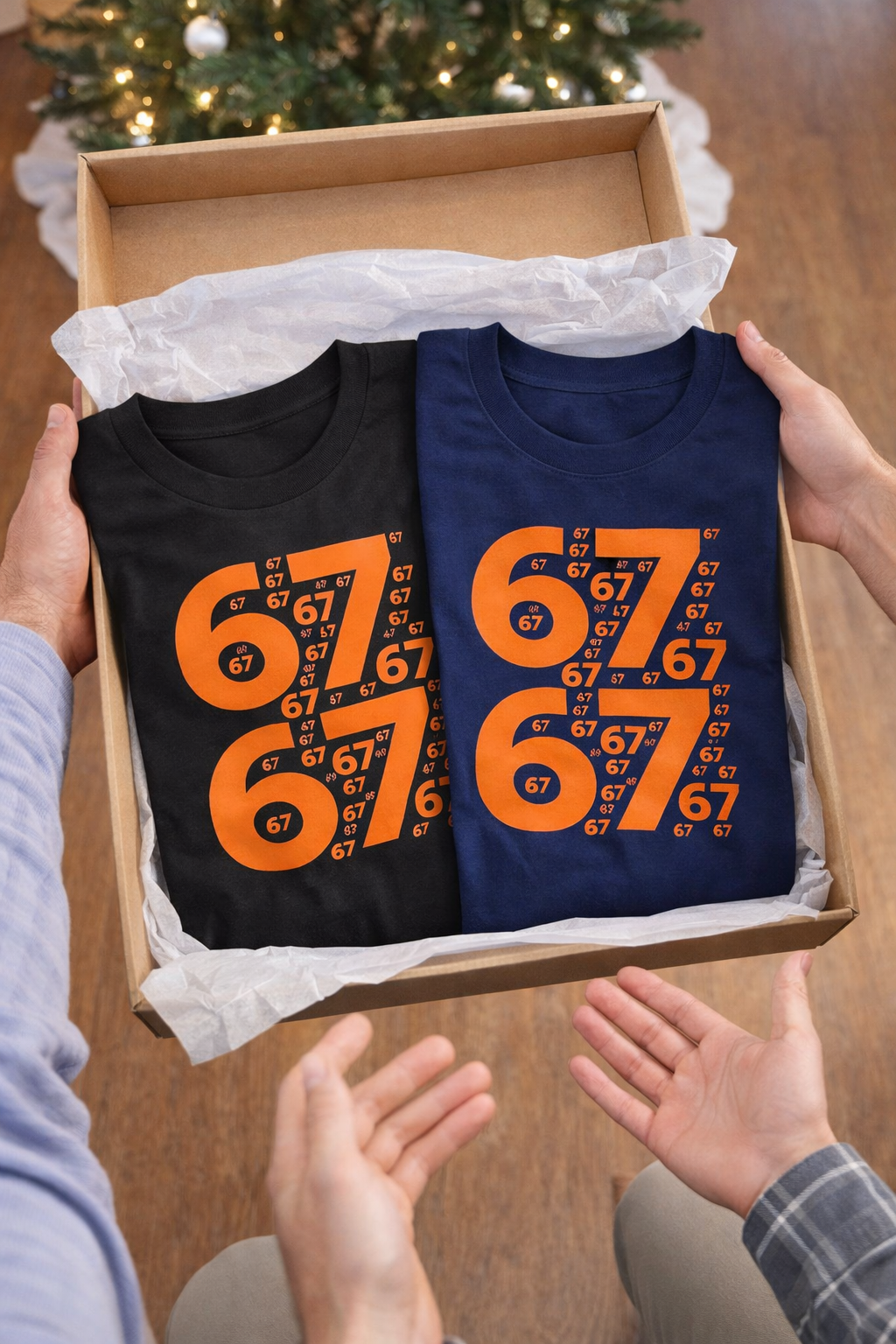 Viral 6 7 Trend T-Shirt – Unisex Graphic Tee (67 Meme Design)