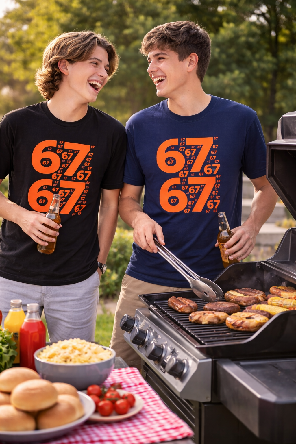Viral 6 7 Trend T-Shirt – Unisex Graphic Tee (67 Meme Design)