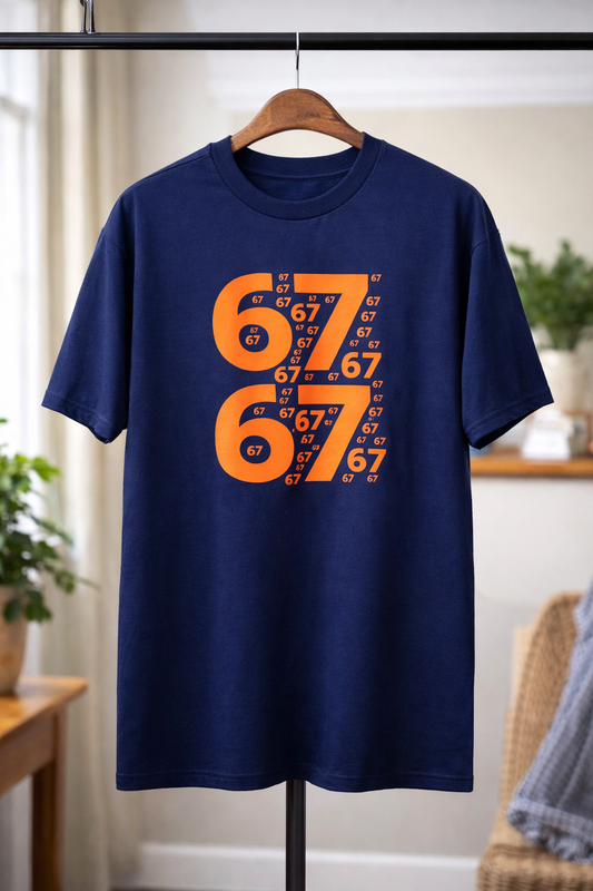 Viral 6 7 Trend T-Shirt – Unisex Graphic Tee (67 Meme Design)