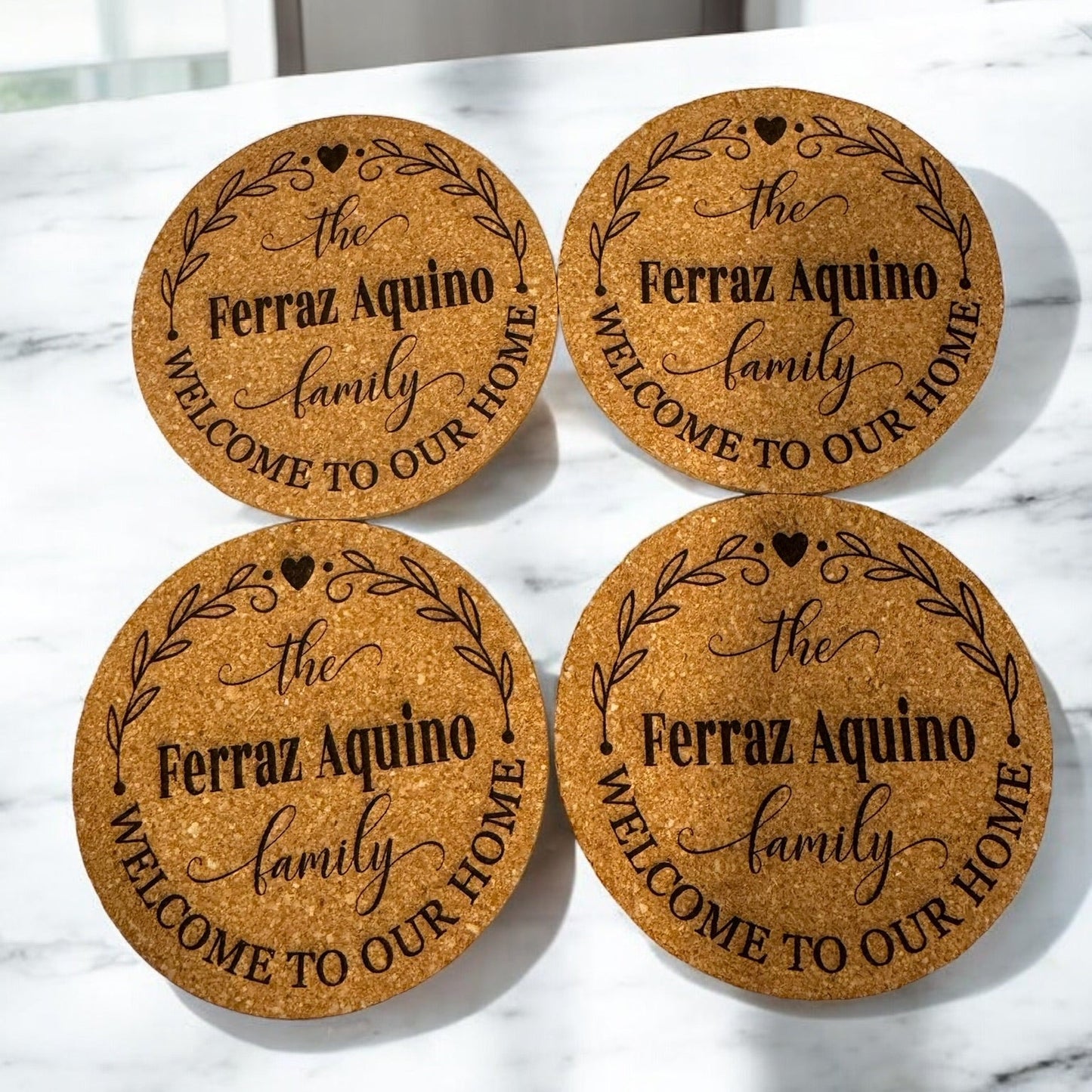 Customised Cork Coaster