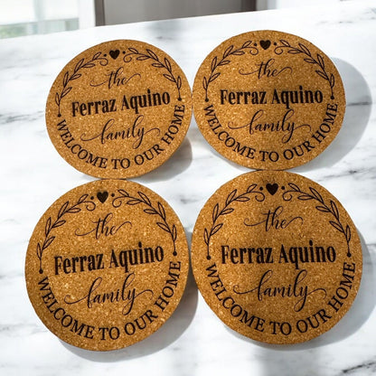 Customised Cork Coaster