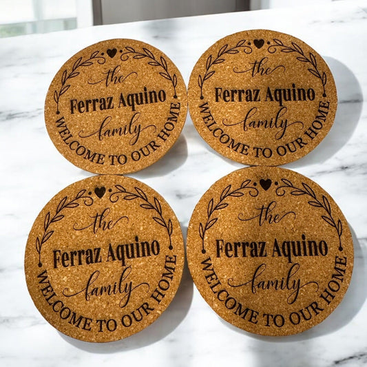 Customised Cork Coaster