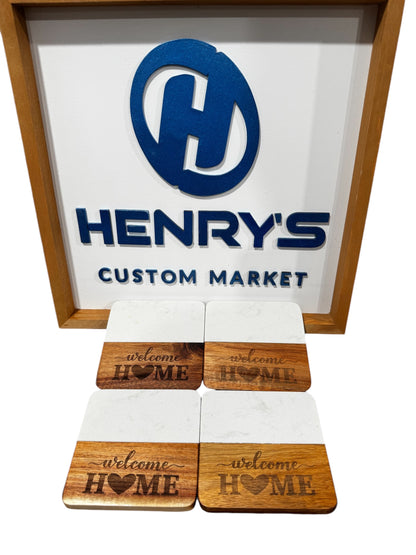 custom logo coasters