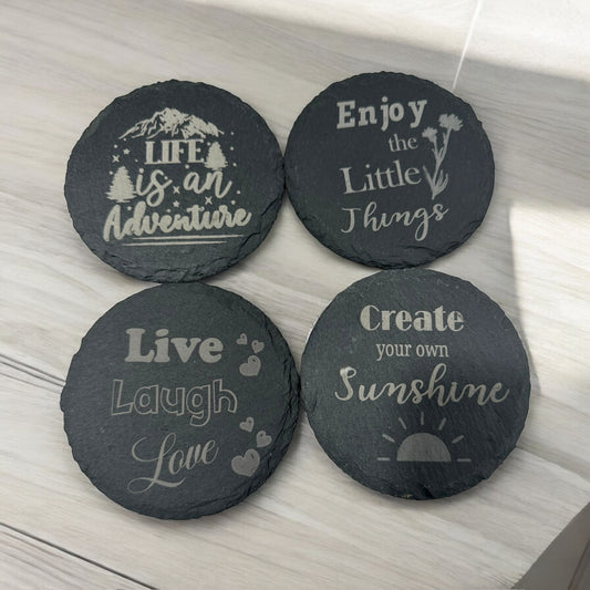 Personalized Slate Coaster