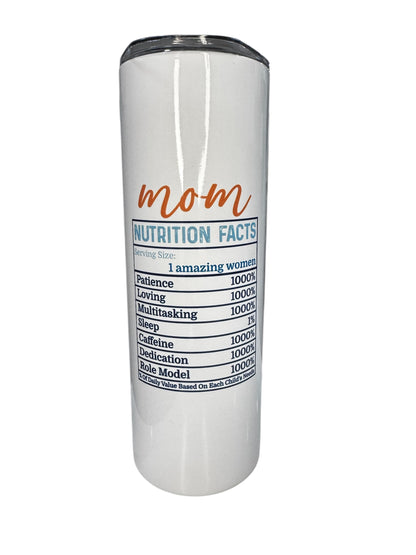 Personalized Mom Tumbler – Fueled by Coffee, Powered by Love – Stainless Steel Insulated Travel Mug – Mother’s Day Gift for Coffee Lovers