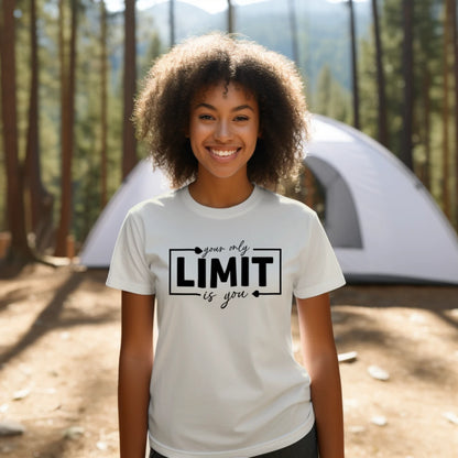 Your Only Limit Is You – Motivational Graphic T-Shirt